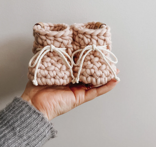 Les petits Tousi - Wool booties - Ballerina