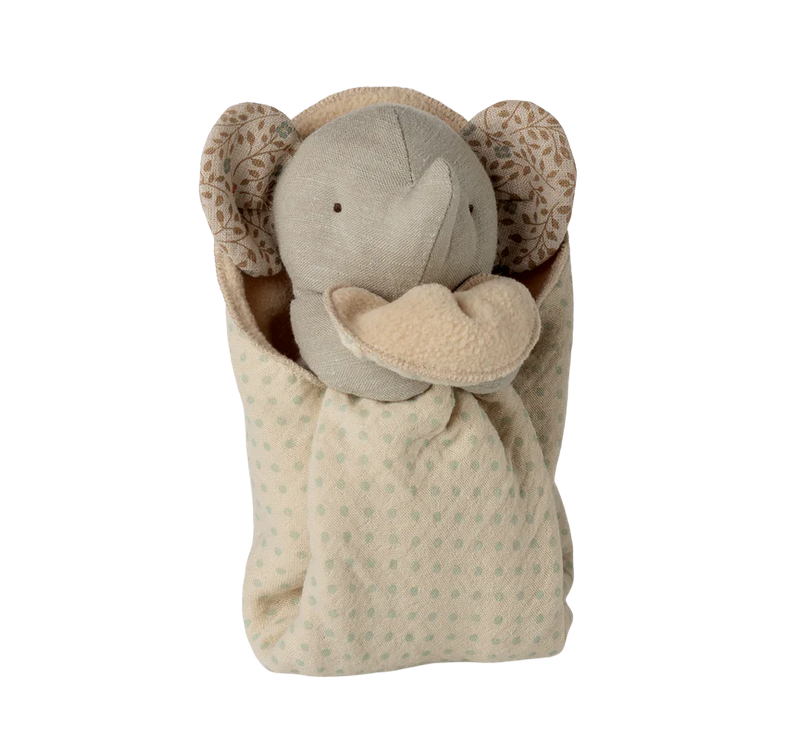 Lullaby friends Elephant, Mini - Iron grey by Maileg