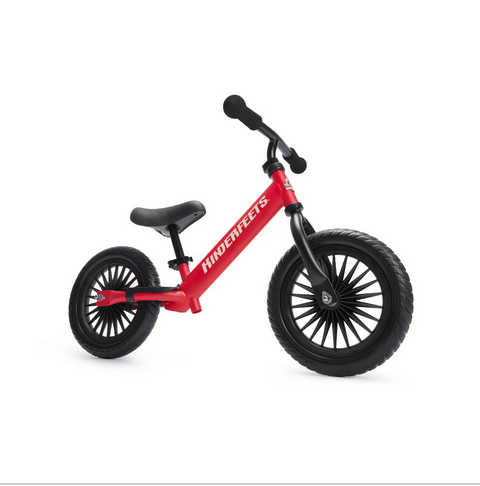 Metal Trail Balance Bike Cherry Red by Kinderfeets