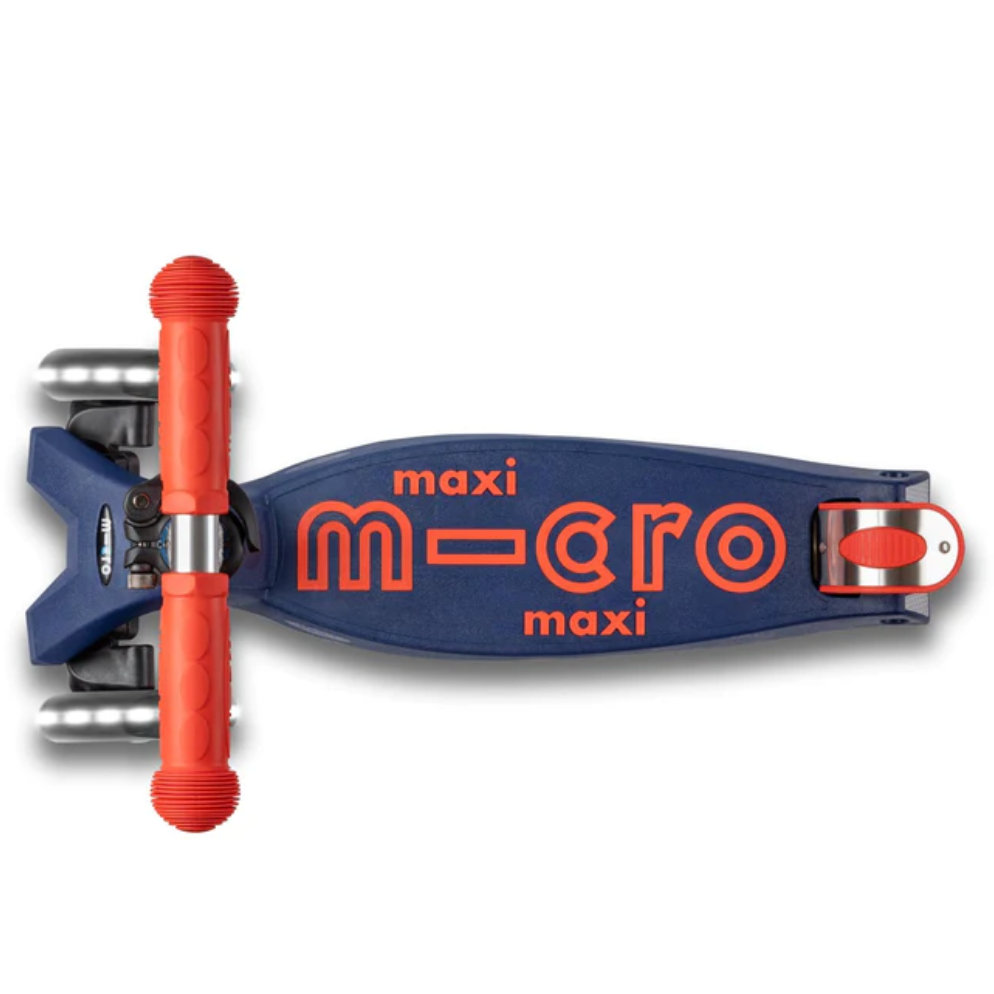 MICRO Maxi (5-12 Years) Deluxe Foldable LED Navy/ Red
