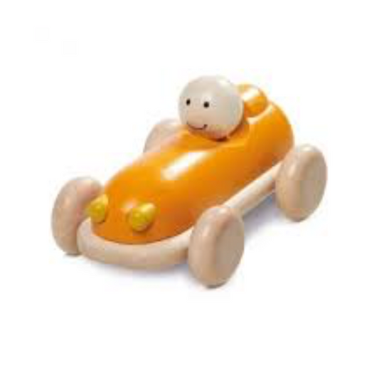 Wooden Orange Racer By Nic