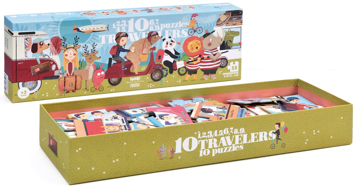 Puzzle - 10 Travellers By Londji & Txell Darne