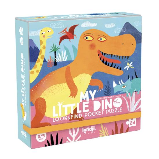 Pocket Puzzle - My Little Dino  By Londji & Mariana Ruiz Johnson