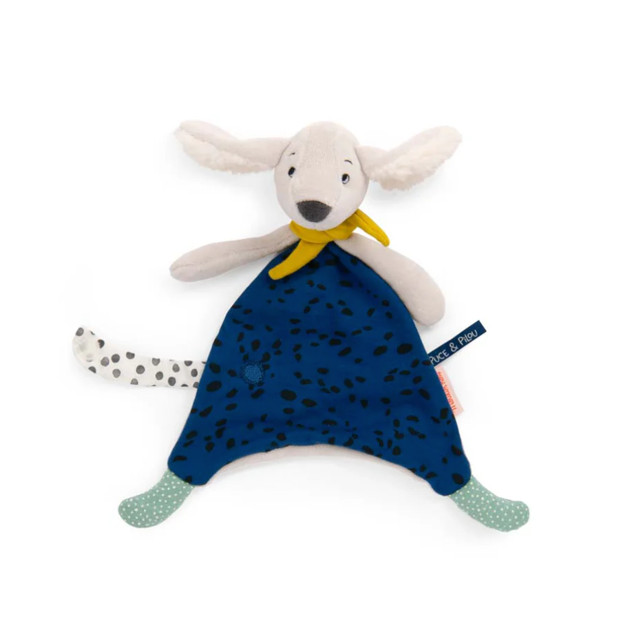 Puce & Pilou - Pilou Blue Cuddle Toy by Moulin Roty