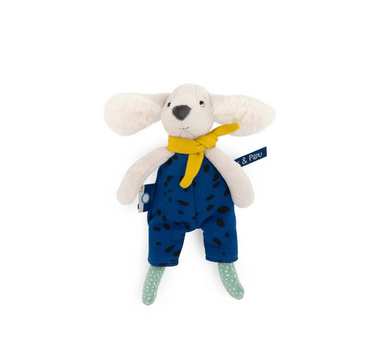 Puce & Pilou - Pilou Small Dog Soft Toy by Moulin Roty