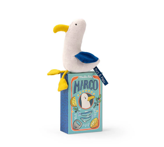 Puce & Pilou - Seagull Rattle by Moulin Roty