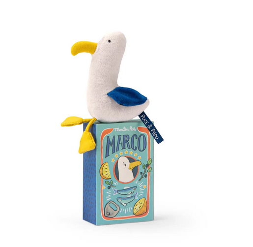 Puce & Pilou - Seagull Rattle by Moulin Roty