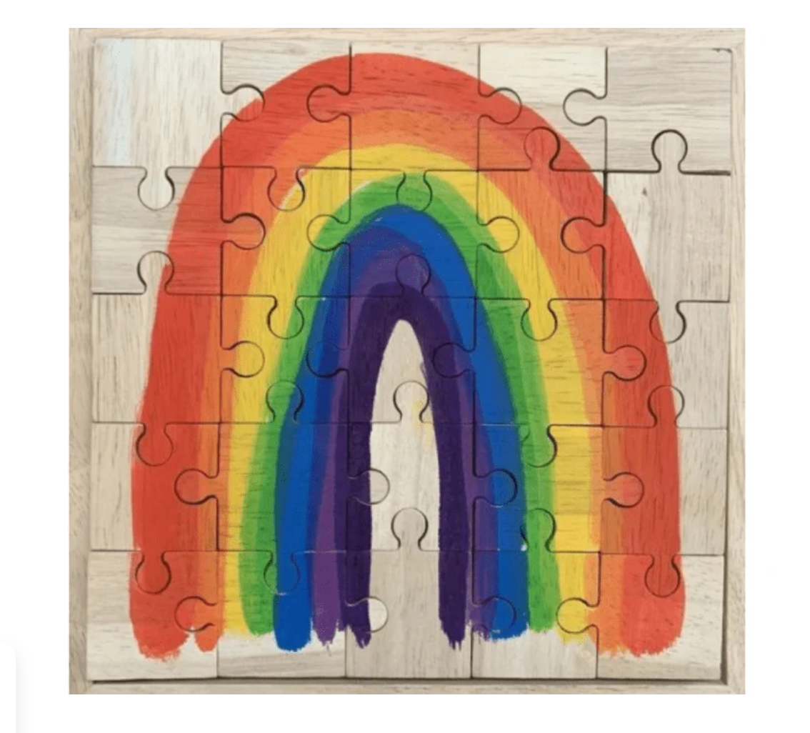 Puzzle - Rainbow 16 pcs By Papoose