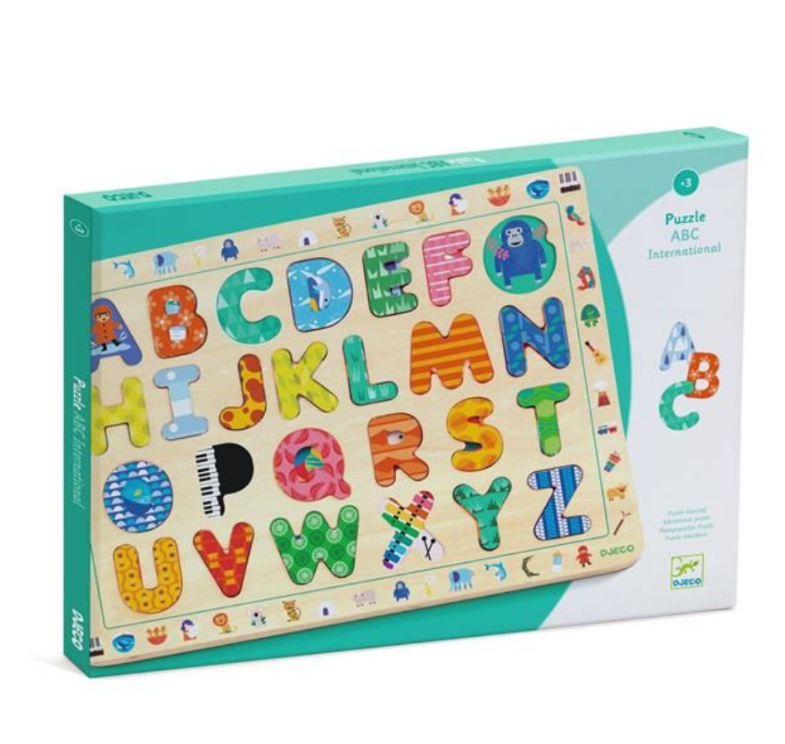 Puzzle Wood ABC by Djeco