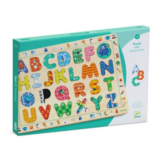 Puzzle Wood ABC by Djeco