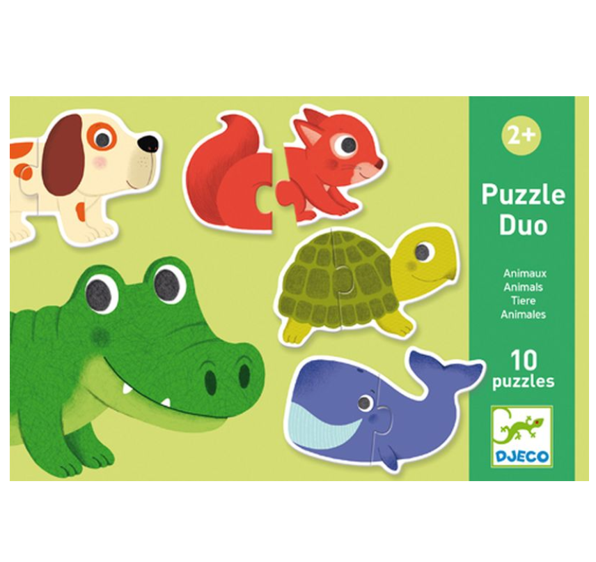 Puzzle duo / Animals by Djeco
