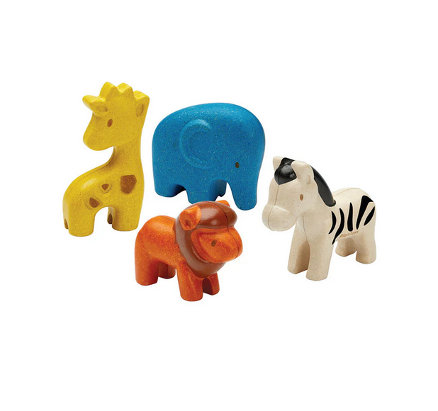 Wild Animals Set by Plan Toys