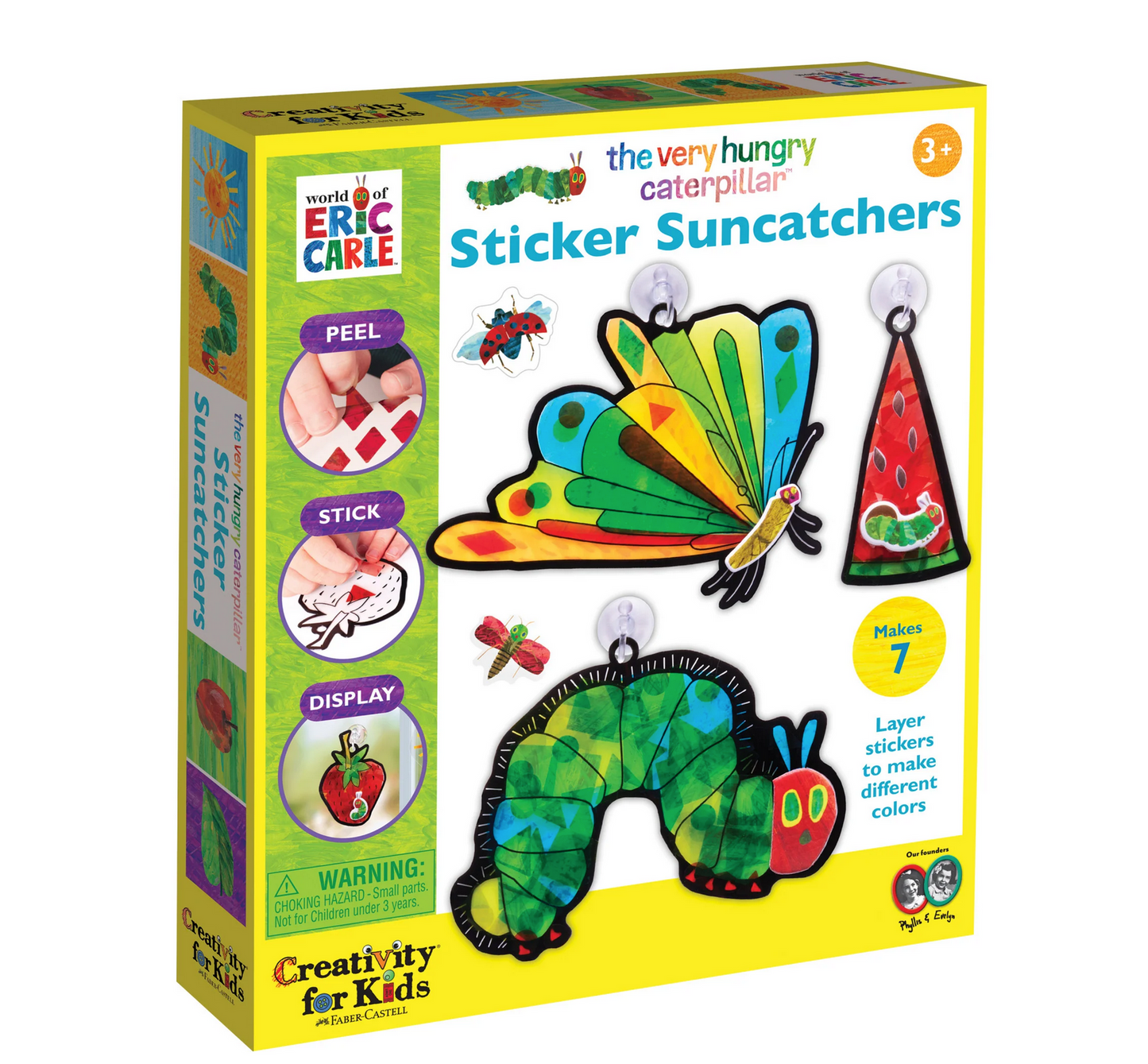 The Very Hungry Caterpillar Sticker Suncatchers by Faber-Castell