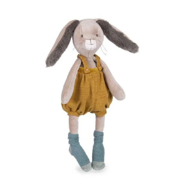 Trois Petits Lapins - Ochre Rabbit Soft Toy By Moulin Roty