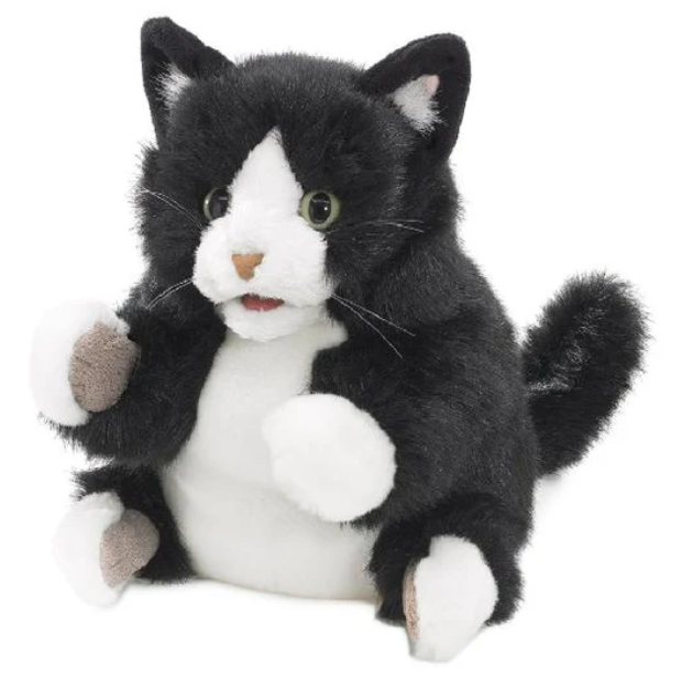 Tuxedo Kitten by Folkmanis Puppets