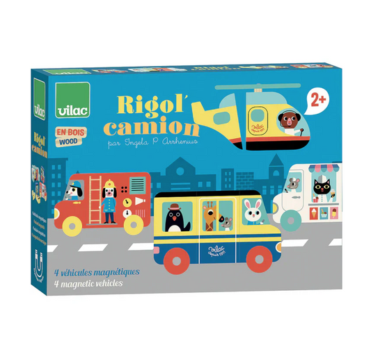 Magnetic trucks by Vilac