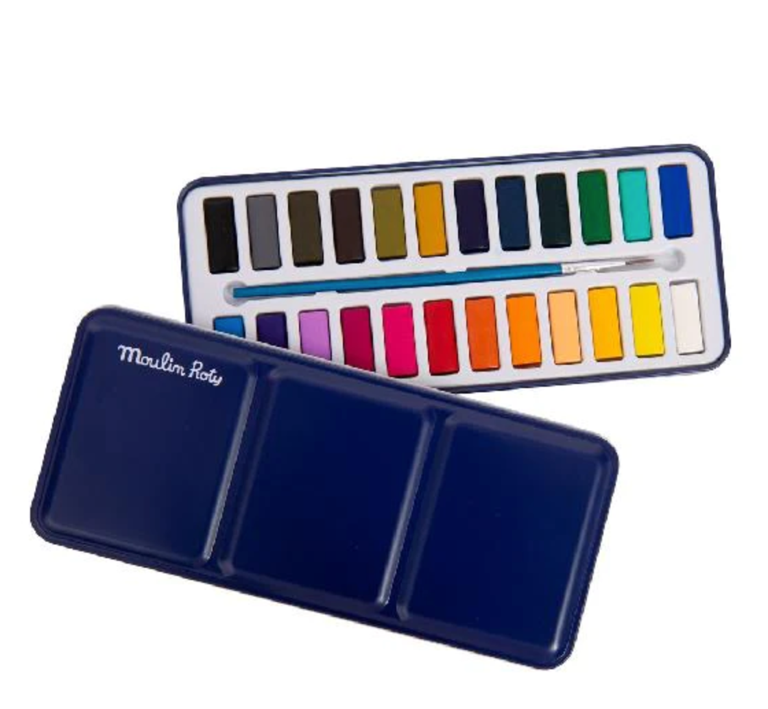 Aujourd Hui Cest Mercredi - Watercolour Set by Moulin Roty