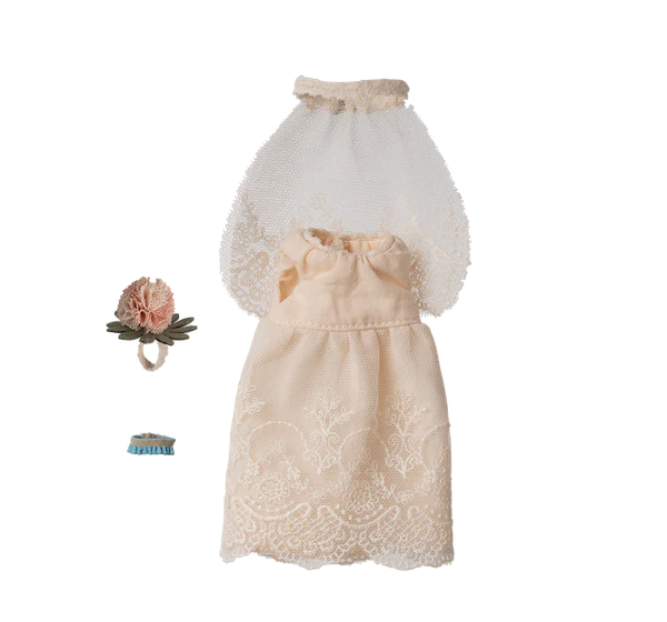 Wedding dress , Mum mouse by Maileg