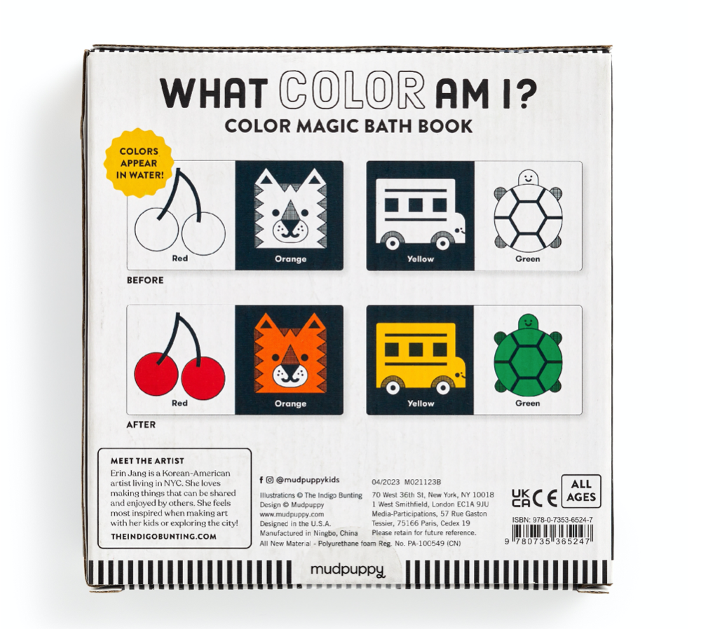 What Color Am I? Color Magic Bath Book