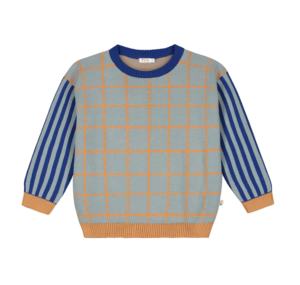 YUKI Color Block Sweater - SQUARE