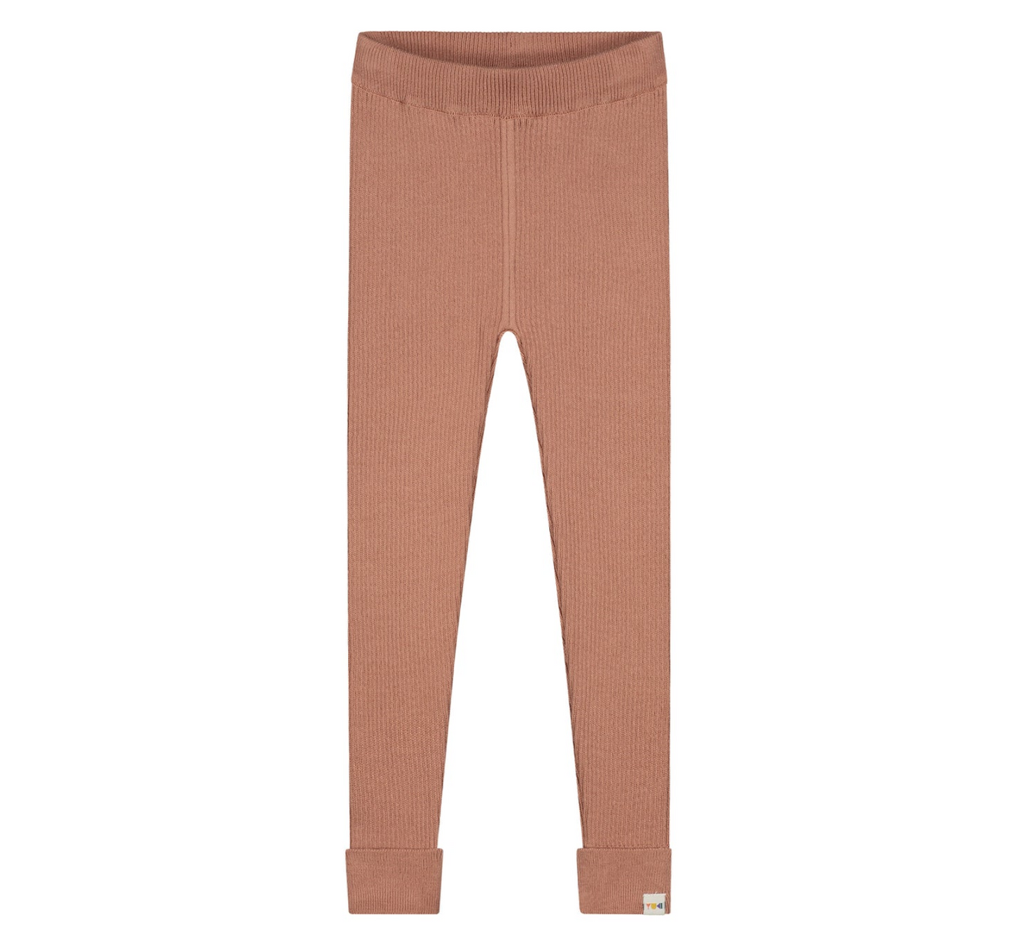 YUKI Knitted Leggings Fine Rib - VINTAGE PINK