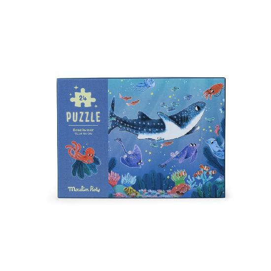 Aventures de Paulie - Glow-In-The-Dark Puzzle By Moulin Roty