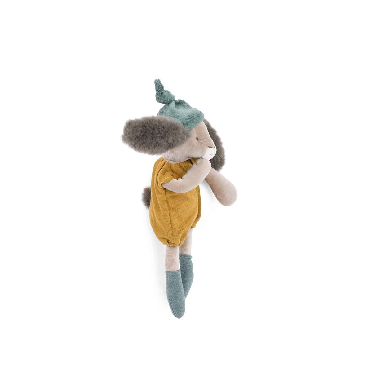 Trois Petits Lapins - Ochre Rabbit Little Soft Toy By Moulin Roty