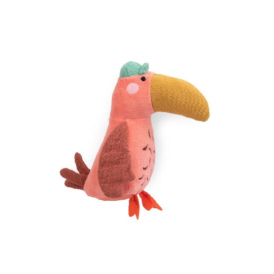 Les Toupitis - Toucan Rattle By Moulin Roty