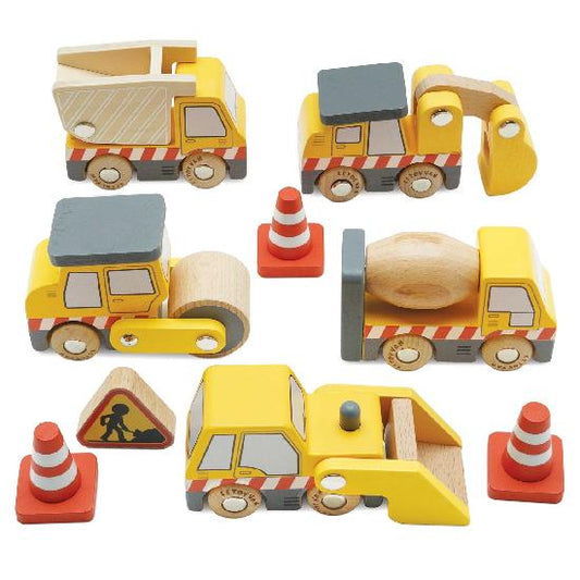 Transportation - Construction Cars, Trucks & Diggers By Le Toy Van