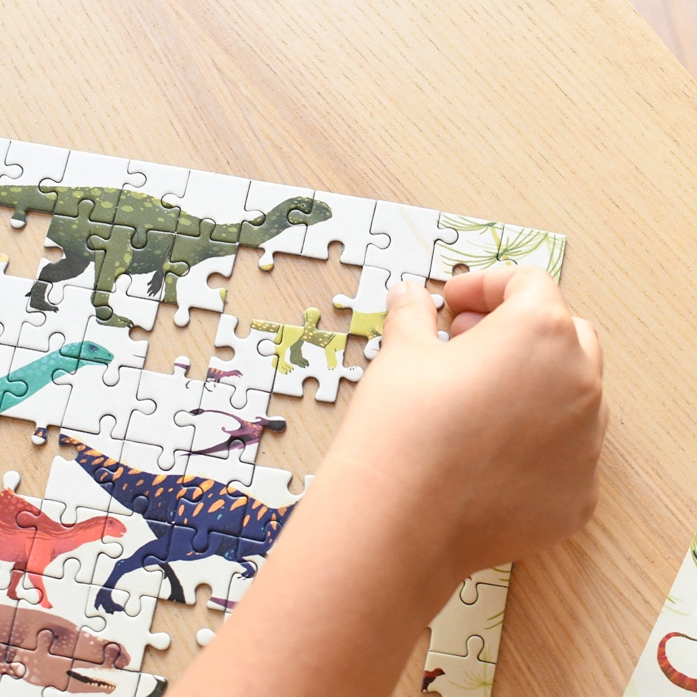 Discovery Puzzle Dinosaurs 280pcs By Clemence Dupont and Poppik