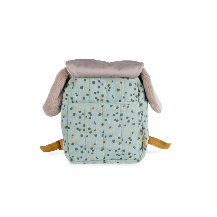Trois Petits Lapins - Sage Rabbit Backpack By Moulin Roty