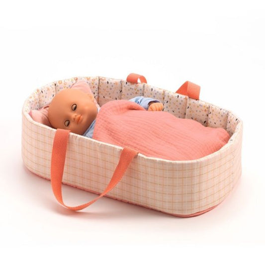 Pomea Bassinet Pink Lines