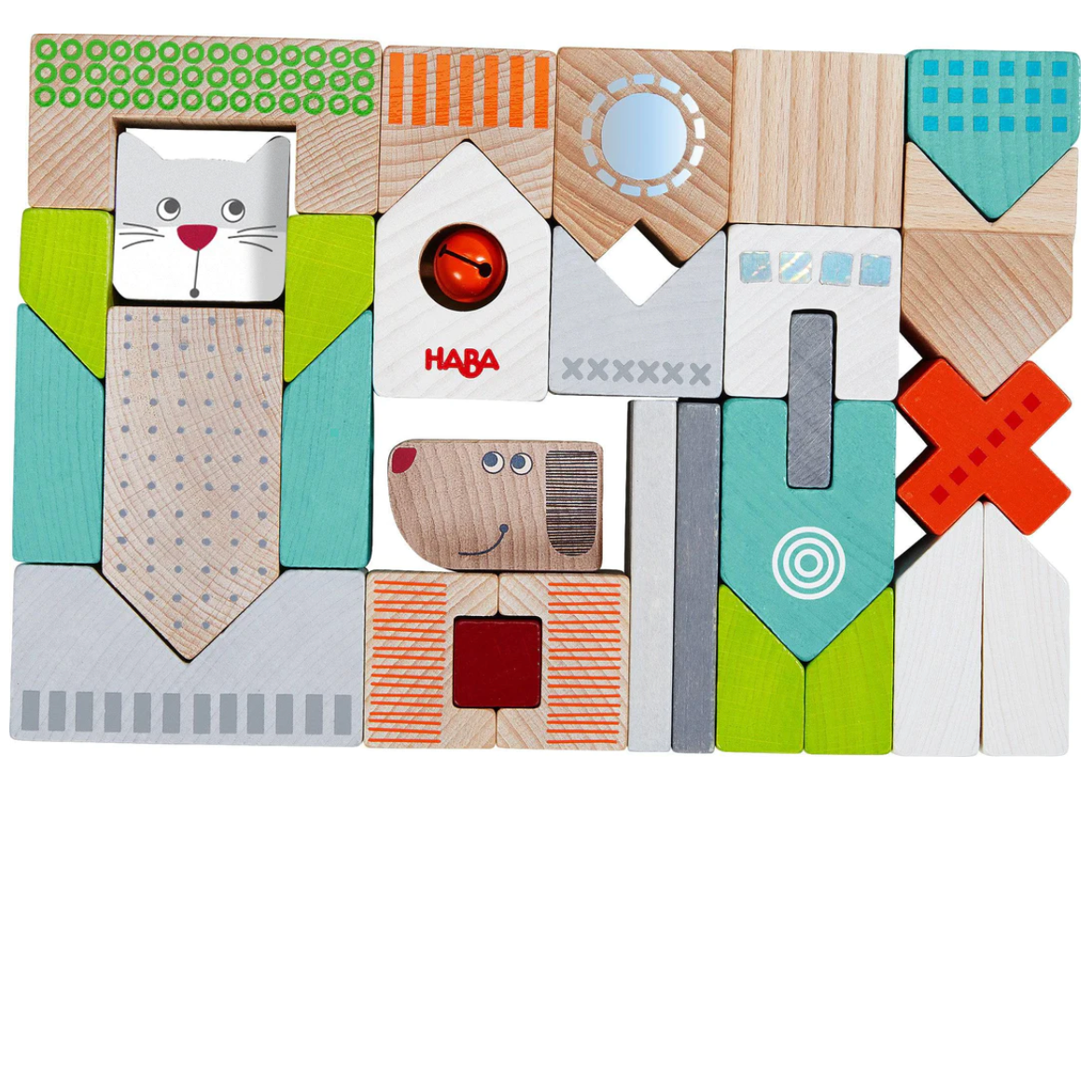 HABA Dog and Cat Building Block Set