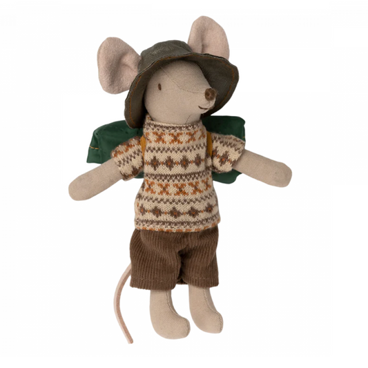 MAILEG Hiker mouse, Big brother