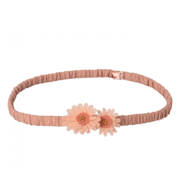 MAILEG Headband, Flower - Melon, Small