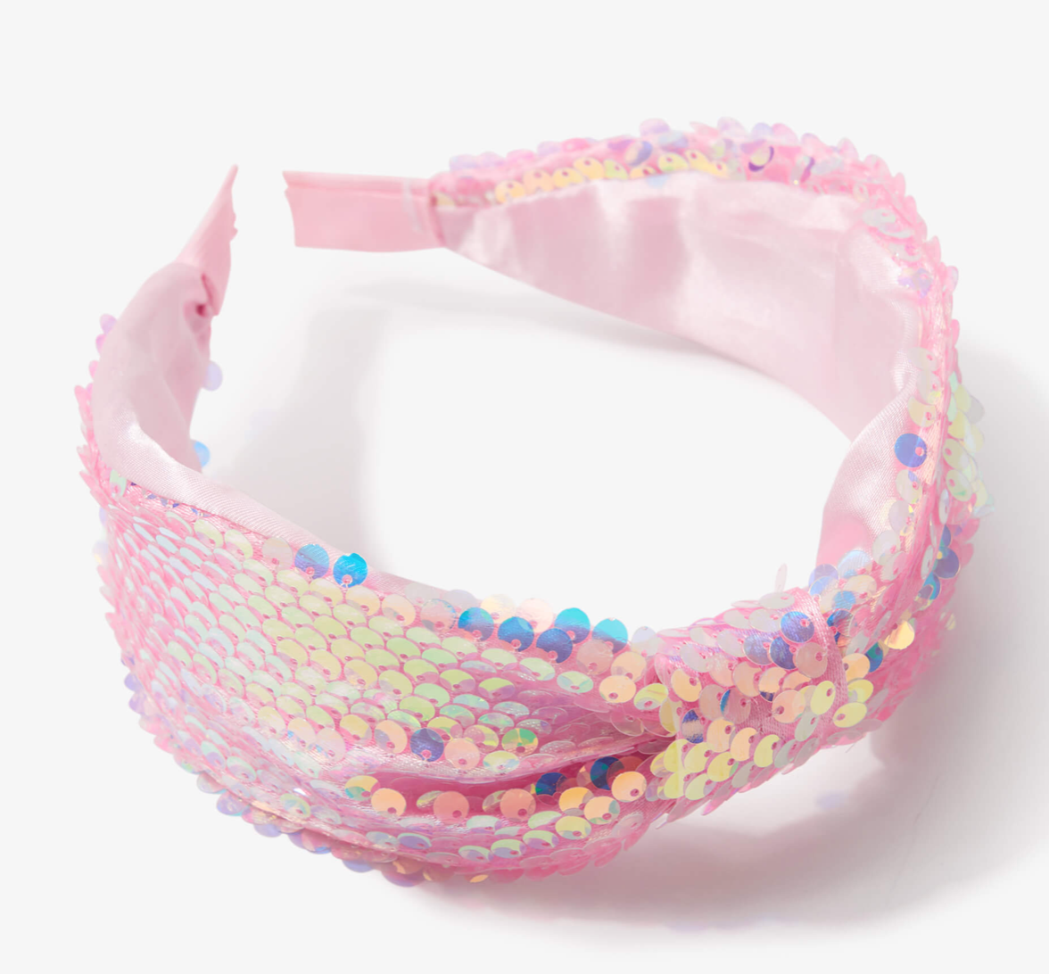 Hatley Pink Sequin Headband