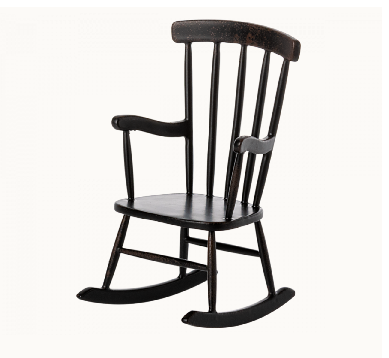 Maileg Rocking chair, Mouse - Anthracite