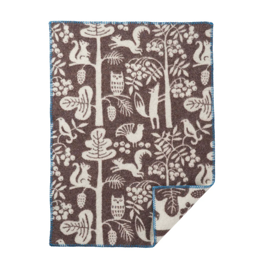 Wool Baby Blanket Tree Climbers By Klippan