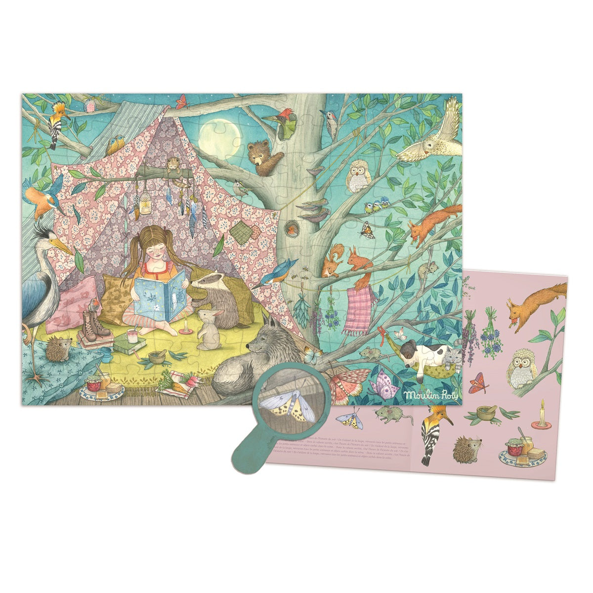 Observation puzzle Les Rosalies , 100 pieces by Moulin Roty