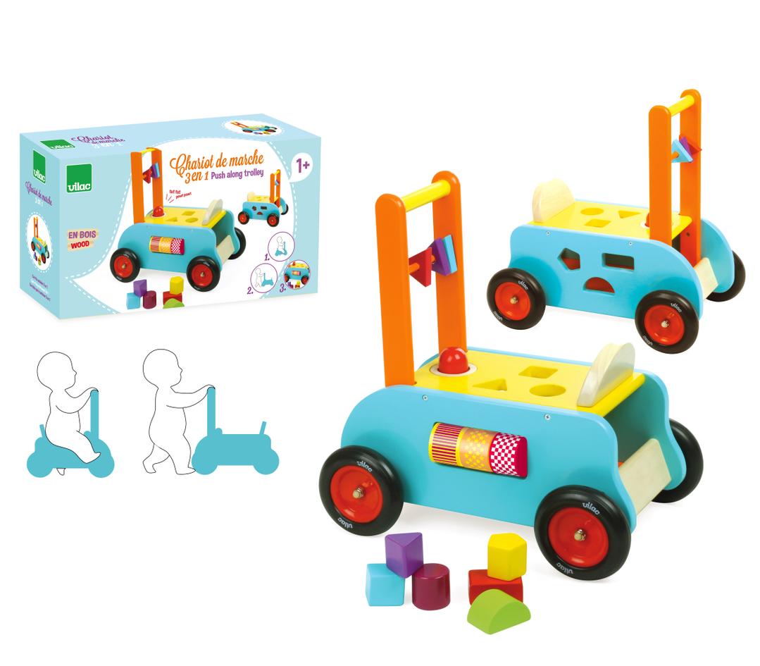 Ride On - Trolley 3 in 1 by Vilac