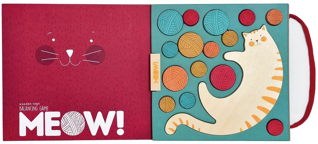 Wooden Toy - Meow Balancing Game By Londji