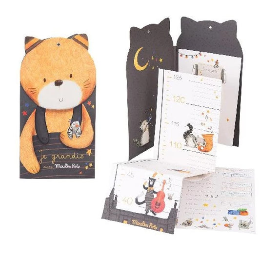 Moustaches - Height Chart By Moulin Roty