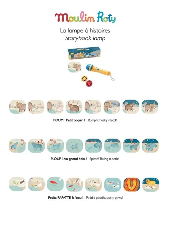 Papoum - 3 Discs for Storybook Torch By Moulin Roty