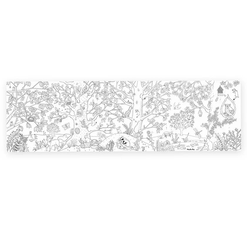 Le Botaniste - Botanist Giant Colouring Poster By Moulin Roty