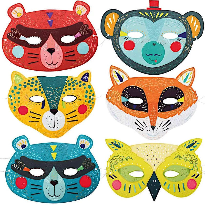 Broc' & Rolls - Masks (Set of 6) By Moulin Roty