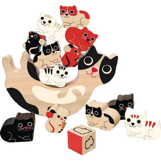 Ingela P. Arrhenius - Stacking Equilibrist Balancing Game Cat by VILAC