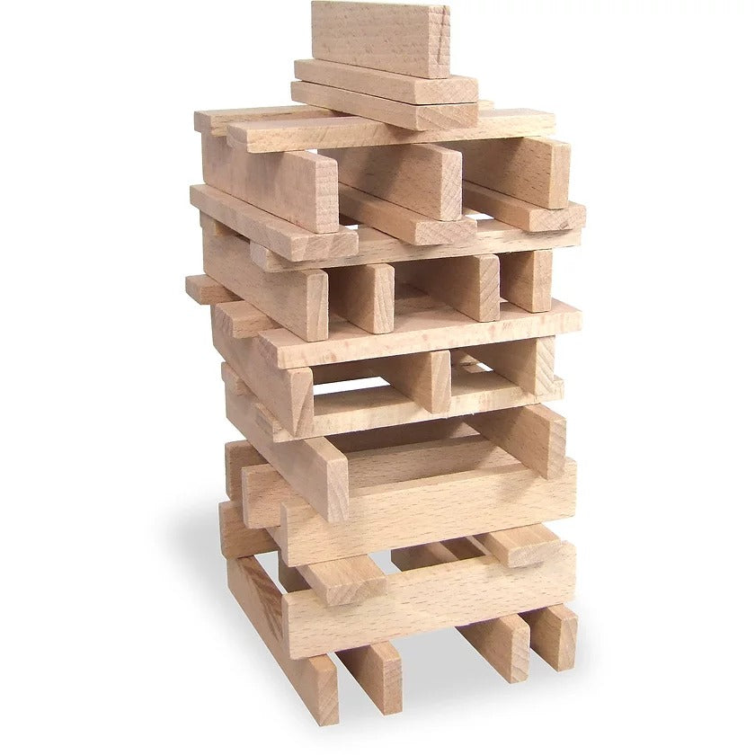 Wood Set 100 pcs, Natural By Vilac