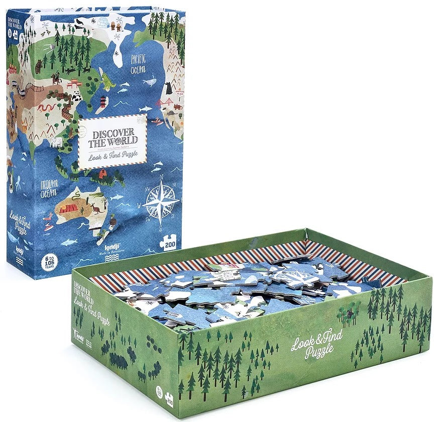 Discover the World Puzzle By Londji & Carmen Saldaña