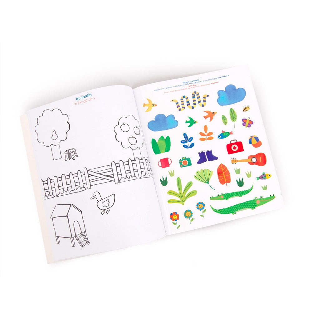 Popipop - Sticker Book By Moulin Roty