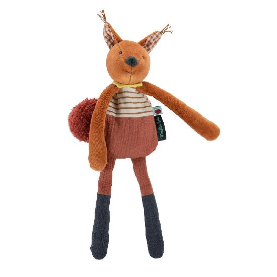 Pomme Des Bois - Squirrel Cuddle Toy By Moulin Roty